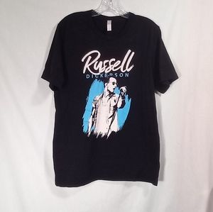 Russell Dickinson Women's On Tour Black Tee Size L